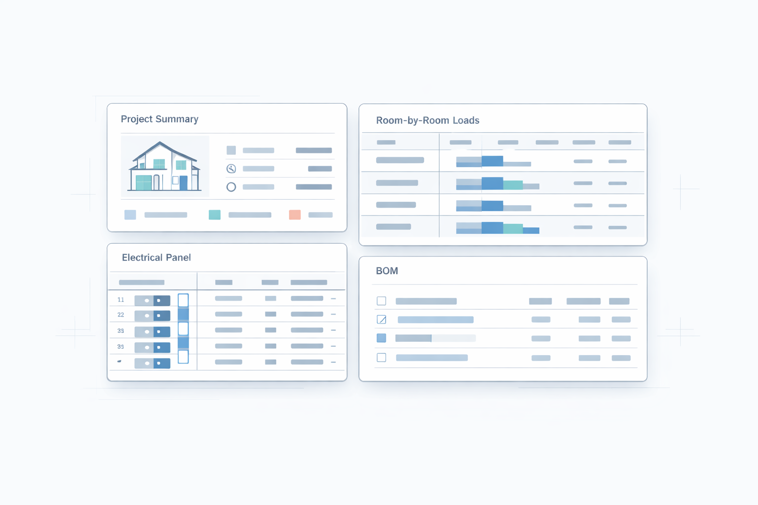 Dashboard preview with load metrics